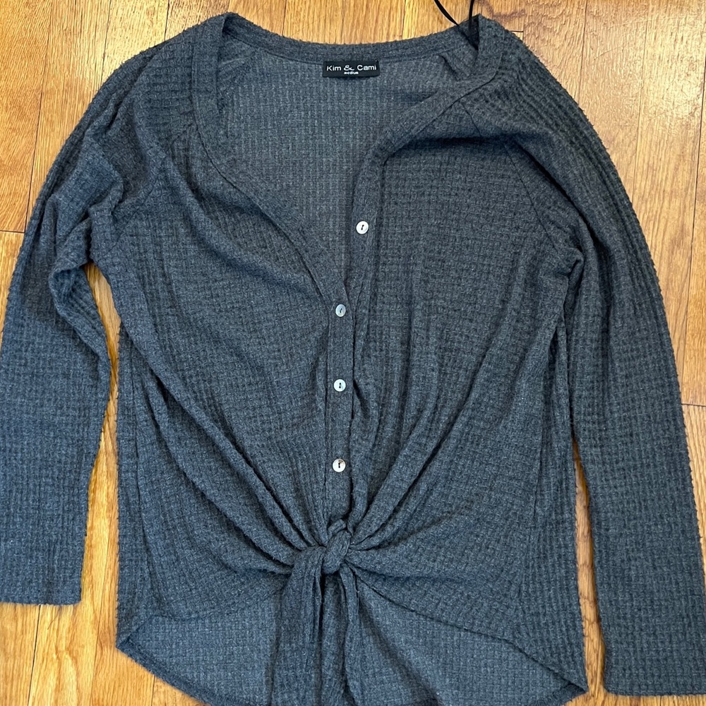 Waffle Tie bottom Longsleeve